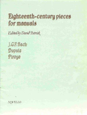 Eighteenth-century pieces for manuals - Tweedehands notenschrift