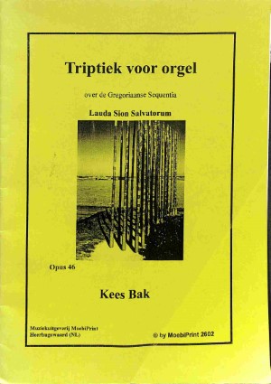 Triptiek voor orgel over de Gregoriaanse sequentia - Tweedehands notenschrift 