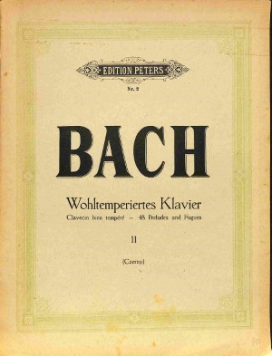 Wohltemperiertes Klavier - deel 2 - Tweedehands notenschrift
