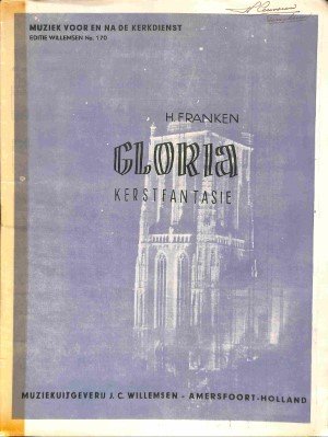 Gloria kerstfantasie - Tweedehands notenschrift