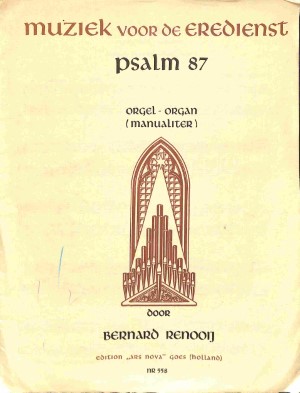 Psalm 87 - Tweedehands notenschrift