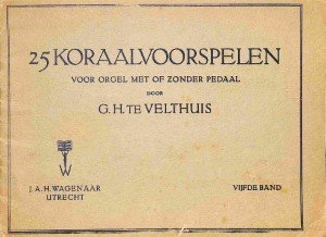 25 Koraalvoorspelen voor orgel - Tweedehands notenschrift