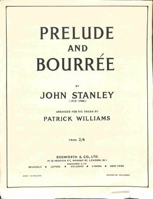 Prelude and bourrée - Tweedehands notenschrift