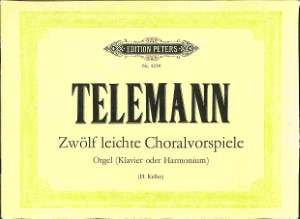Zwölf leichte Choralvorspiele - Tweedehands notenschrift