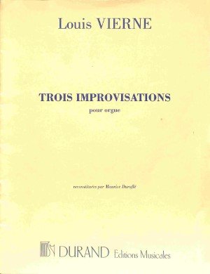 Trois improvisations pour orgue - Tweedehands notenschrift