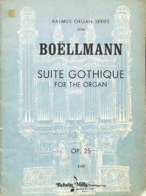 Suite gothique for the organ - Tweedehands notenschrift