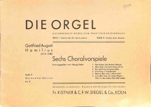 Sechs Choralvorspiele - deel 2 - Tweedehands notenschrift