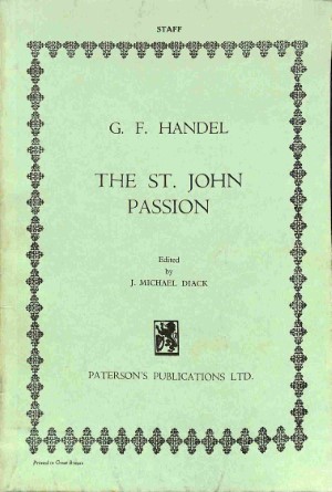 The St. John Passion - Tweedehands notenschrift