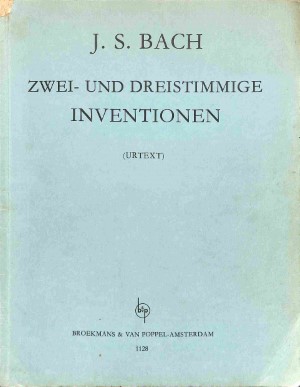 Zwei- und Dreistimmige inventionen - Tweedehands notenschrift
