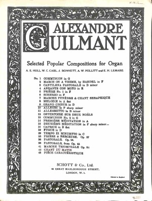 Grand choeur in D - Tweedehands notenschrift
