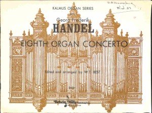 Eighth organ concerto - Tweedehands notenschrift