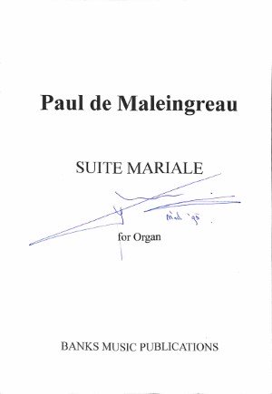 Suite mariale - Tweedehands notenschrift