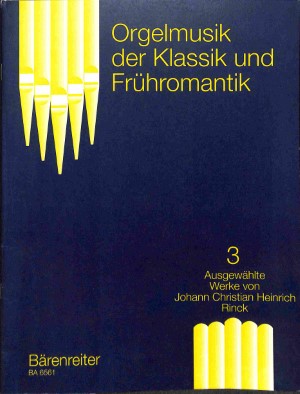 Orgelmusik der Klassik und Frühromantik: Ausgewählte Werke - deel 3 - Tweedehands notenschrift