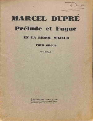 Prélude et fugue en la bémol majeur - Tweedehands notenschrift