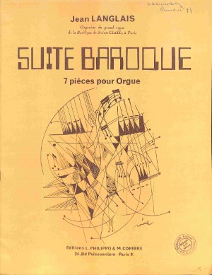Suite baroque - Tweedehands notenschrift