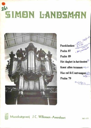 Paasklanken - Psalm 87 - Psalm 89 o.a. - Tweedehands notenschrift