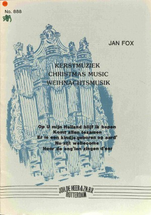 Kerstmuziek: Op U mijn Heiland blijf ik hopen o.a. - Tweedehands notenschrift