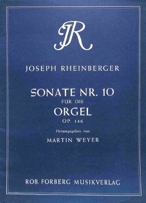 Sonate nr. 10 für die Orgel - Tweedehands notenschrift
