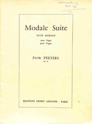 Modale suite - Tweedehands notenschrift