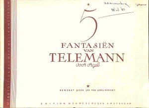 5 Fantasiën - Tweedehands notenschrift