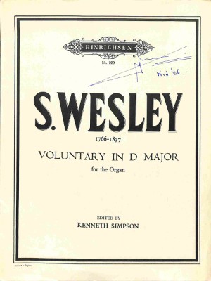 Voluntary in D major - Tweedehands notenschrift
