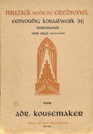 Eenvoudig koraalwerk - deel 2: kerstmuziek - Tweedehands notenschrift