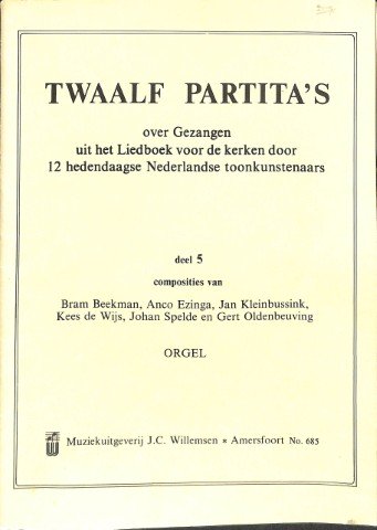 Psalmvoorspelen in oude stijl: Psalm 130, 124, 103, 45 - Tweedehands notenschrift