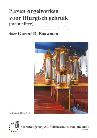Zeven orgelwerken voor liturgisch gebruik - Tweedehands notenschrift