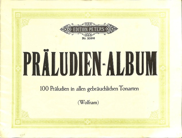 Präludien-Album: 100 Präludien in allen gebräuchlichen Tonarten - Tweedehands notenschrift