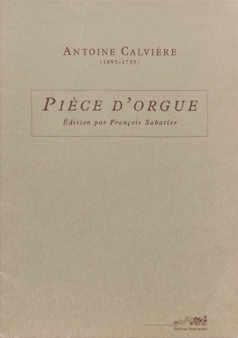 Pièce d'orgue - Tweedehands notenschrift