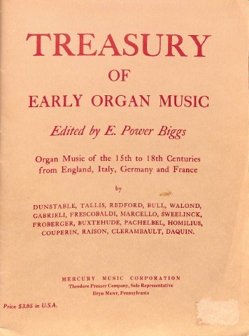 Treasury of early organ music - Tweedehands notenschrift