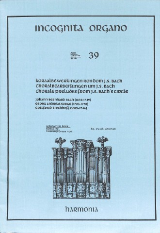 Koraalbewerekingen rondom J.S. Bach - Tweedehands notenschrift