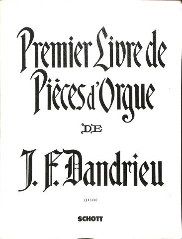 Premier livre de pièces d'orgue - Tweedehands notenschrift