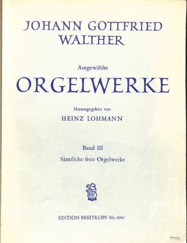 Orgelwerke - deel 3: Sämtliche freie Orgelwerke - Tweedehands notenschrift