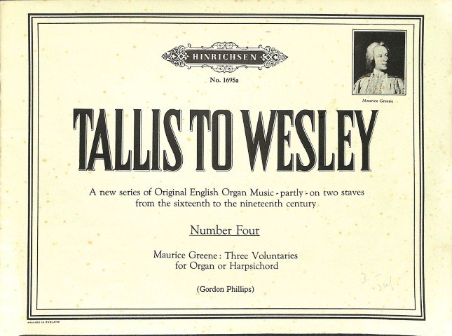 Three voluntaries for organ - Tweedehands notenschrift