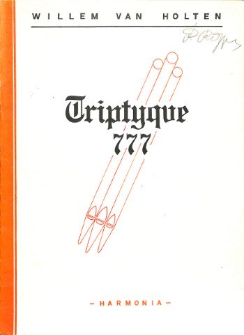 Triptyque 777 - Tweedehands notenschrift