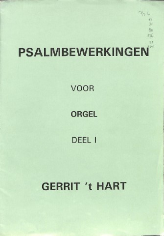 Psalmbewerkingen - deel 1 - Tweedehands notenschrift