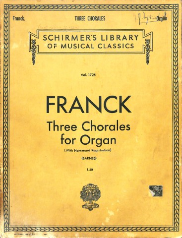Three chorales for organ - Tweedehands notenschrift