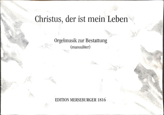 Christus, der ist mein Leben - Tweedehands notenschrift
