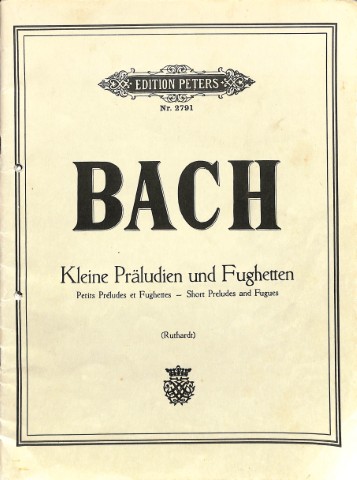 Kleine Präludien und Fughetten - Tweedehands notenschrift