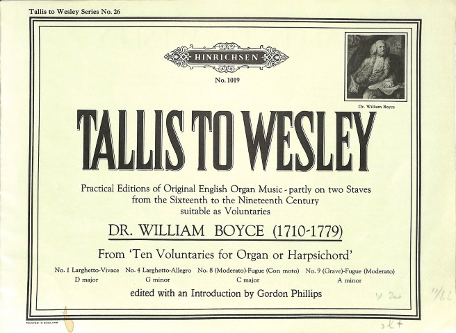 Tallis to Wesley no. 26 - Tweedehands notenschrift