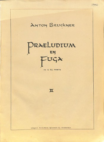 Praeludium en Fuga in C - Tweedehands notenschrift