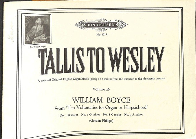 Tallis to Wesley - deel 26 - Tweedehands notenschrift