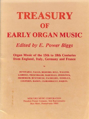 Treasury of early organ music - Tweedehands notenschrift