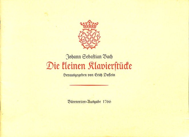 Die kleinen klavierstüde - Tweedehands notenschrift