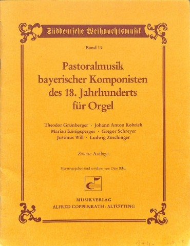 Pastoralmusik bayerischer Komponisten - Tweedehands notenschrift