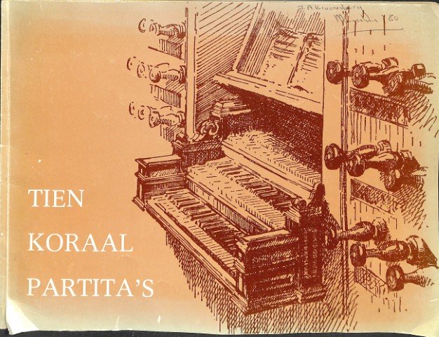 Tien koraalpartita's - Tweedehands notenschrift