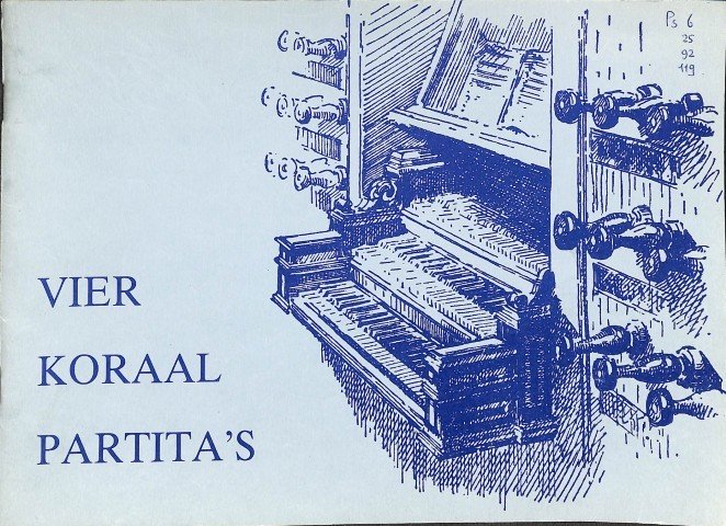 Vier koraalpartita's - Tweedehands notenschrift