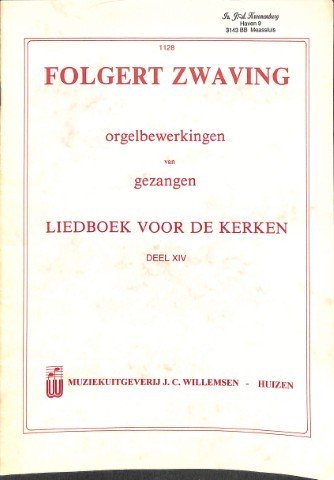 Orgelbewerkingen van gezangen uit het Liedboek voor de kerken - deel 14 - Tweedehands notenschrift