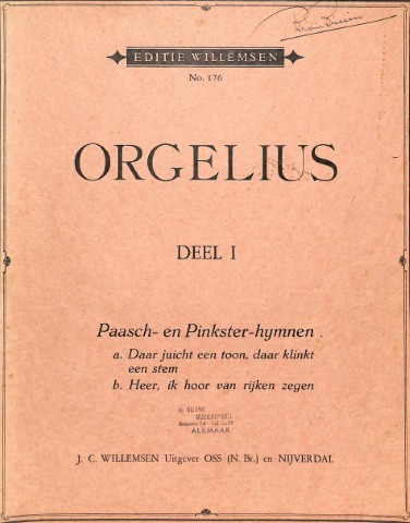 Paasch- en Pinkster-hymnen - Deel 1 - Tweedehands notenschrift